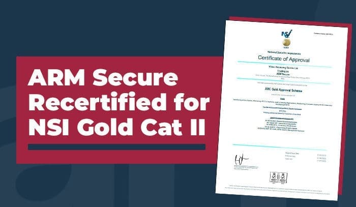 ARM Secure Recertified For NSI Gold Cat II