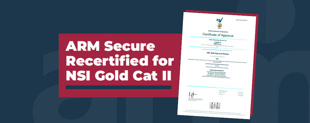 ARM Secure Recertified For NSI Gold Cat II
