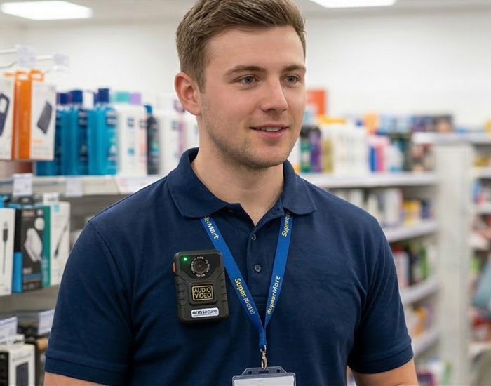 ARM Secure Body Cam being worn by retail staff