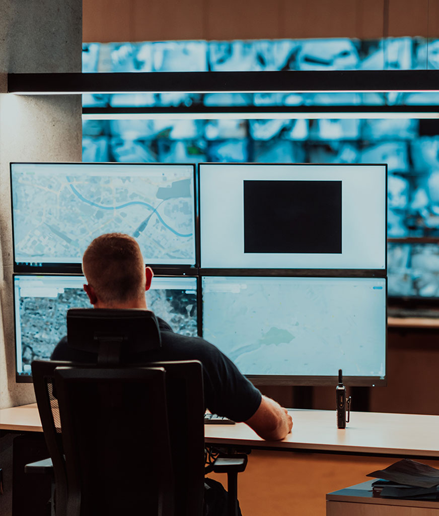 ajax monitoring linked to our in house alarm receiving centre